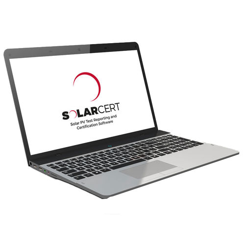 Software para informes - SolarCert - Seaward - de instalaciones fotovoltaicas