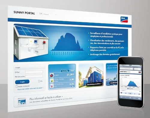 Software de supervisión - SUNNY PORTAL - SMA Regelsysteme - para central solar