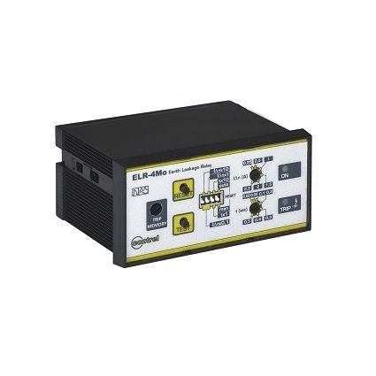 Relé de protección de fuga a tierra - ELR-4 series - Contrel elettronica - 2NA/NC / para montaje en panel / en riel DIN