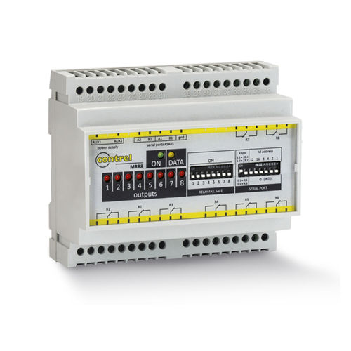 Módulo de salida RS-485 - MR-R8 - Contrel elettronica - Modbus / 8 S / con salida de relé