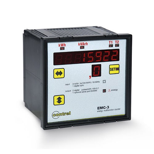 Contador de energía eléctrica trifásico - EMC-3B - Contrel elettronica - para montaje sobre panel / 60 Hz / 50 Hz