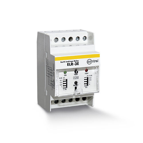 Relé de protección de fuga a tierra - ELR-3E series - Contrel elettronica - 2NA/NC / AC / DC