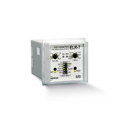 Relé de protección de fuga a tierra - ELR-7 series - Contrel elettronica - 2NA/NC / AC / DC