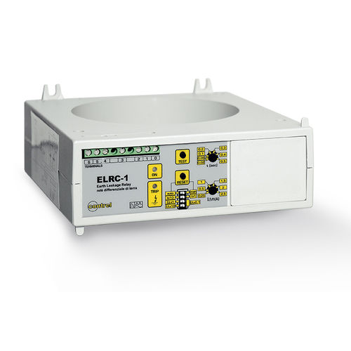 Relé de protección de fuga a tierra - ELRC-1 series - Contrel elettronica - 1NA/NC / para montaje en panel / en riel DIN