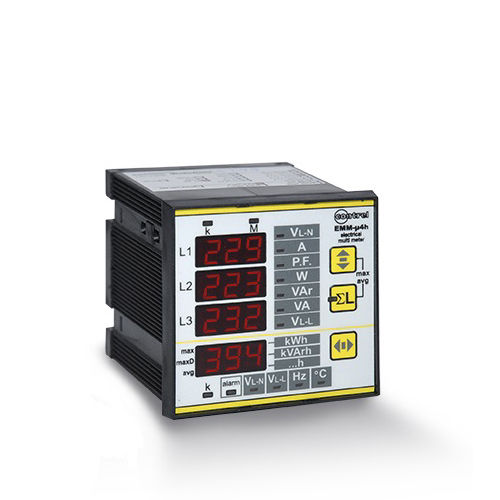 Aparato de medición de tensión - EMM-µ4h - Contrel elettronica - de corriente / de frecuencia / de potencia reactiva