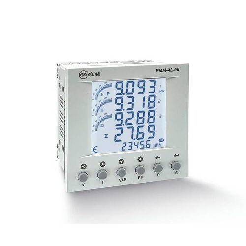 Dispositivo de medición de potencia multifunción - EMM-4L-96 - Contrel elettronica - contador eléctrico / multímetro / frecuencímetro