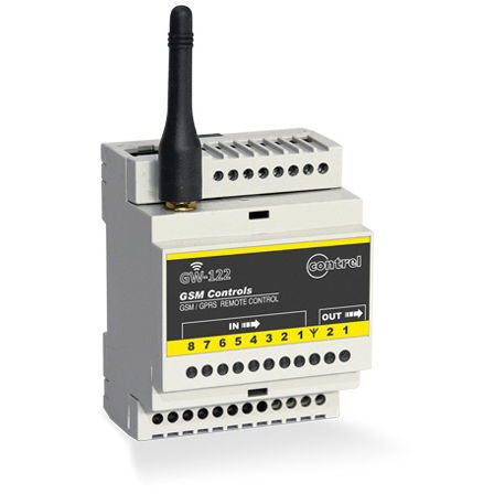 Módulo de comunicación GSM - GW-12 - Contrel elettronica - GPRS / a distancia / en riel DIN