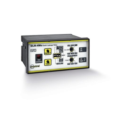 Relé de protección de fuga a tierra - ELR-4 series - Contrel elettronica - 2NA/NC / para montaje en panel / en riel DIN