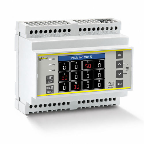 Relé de protección de aislamiento - HFL-12 - Contrel elettronica - monofásico / AC / en riel DIN