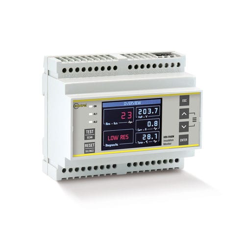 Aparato de control de aislamiento RS485 - HRI-R40N - Contrel elettronica - con localización de defectos de aislamiento / Modbus / RS485