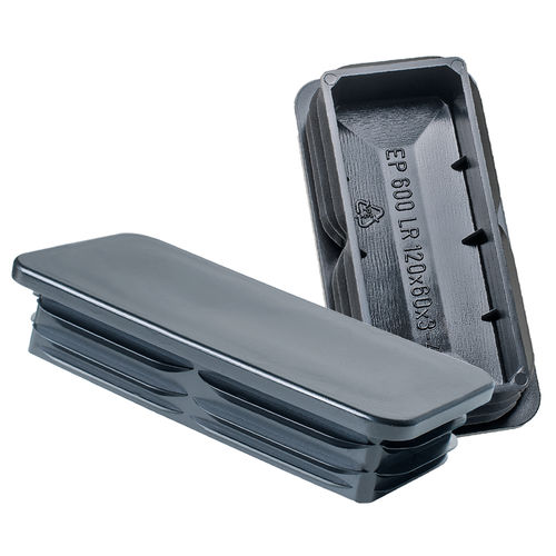 Tapón aletado - EP 600  - PROTEC - rectangular / macho / de polietileno de baja densidad (PEBD)
