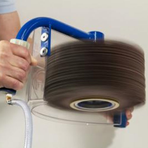 Lijadora-pulidora de rodillos - FLADDER® 250/AIR - Fladder - de mano / neumática / de cepillo