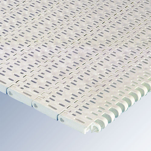 Cinta transportadora modular - E30 series - Afher Eurobelt - perforada / de polipropileno / industrial