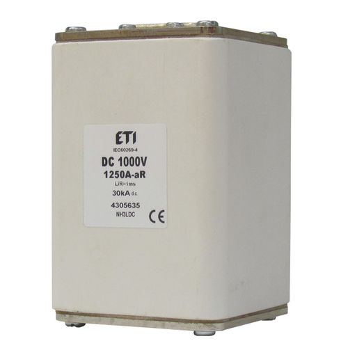 Fusible NH - 004305635 - ETI - de protección contra cortocircuitos / clase aR / DC