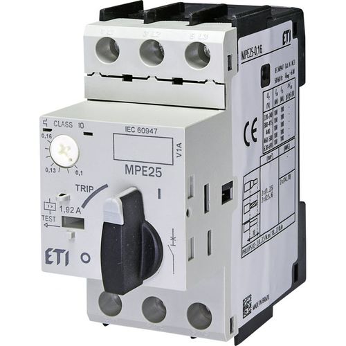 Disyuntor motor - 004648001 - ETI - térmico / para sobrecargas / 3 polos