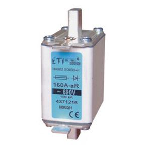 Fusible NH - 004371216 - ETI - de protección contra cortocircuitos / clase aR / para semiconductor