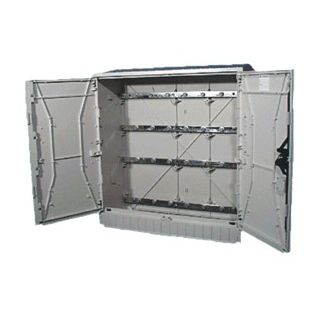 Caja eléctrica de pared - 001601002 - ETI - de poliéster / para rack para distribución eléctrica / de exterior