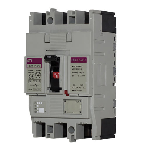Interruptor seccionador de baja tensión - 004671271 - ETI - 3 polos / contra cortocircuitos / en riel DIN