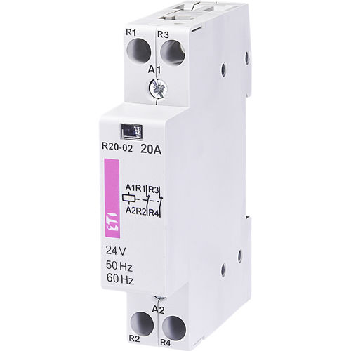 Contactor modular - 002461231 - ETI - AC / monofásico / en riel DIN