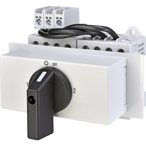 Conmutador inversor manual - 004664202 - ETI - para riel DIN / 3 polos