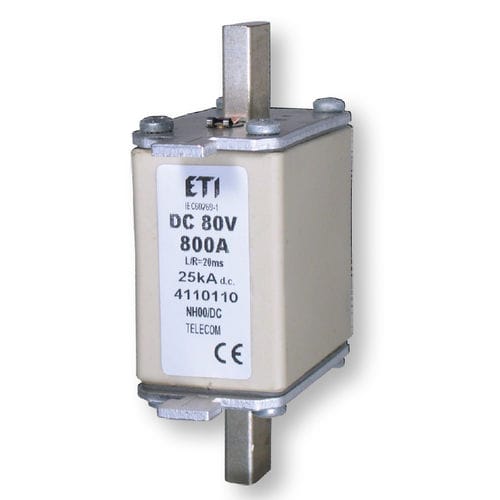 Fusible NH - 004110110 - ETI - de protección contra cortocircuitos / para aplicaciones de telecomunicaciones