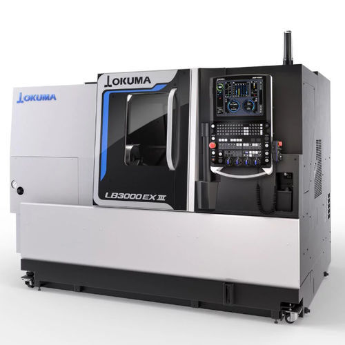 Torno CNC - LB3000 EX III - OKUMA EUROPE GMBH - horizontal / con plataforma inclinada / universal
