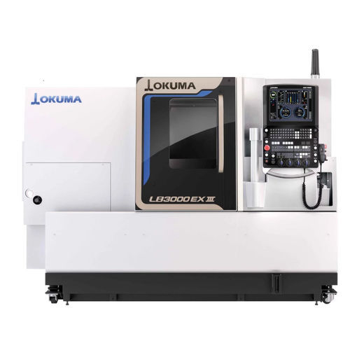 Torno CNC - LB3000 EX III - OKUMA EUROPE GMBH - horizontal / universal / con plataforma inclinada