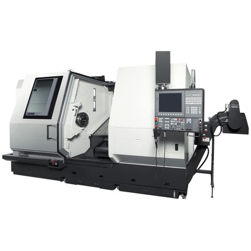 Torno CNC - LB45III - OKUMA EUROPE GMBH - horizontal / 2 ejes / 12 herramientas