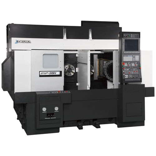 Torno CNC - 2SP-35H - OKUMA EUROPE GMBH - horizontal / de 2 husillos / 12 herramientas