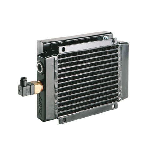 Intercambiador de calor de tubos aleteados - ST series - OMT Group - aire-aceite / para circuito hidráulico