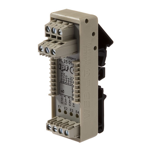 Módulo lógico en riel DIN - VL250100 - ipf electronic gmbh - integrado / entradas / salidas