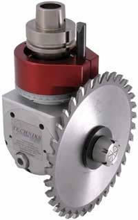 Cabezal de mecanizado 2 ejes - Ultra Line Vario  - Techniks - de ángulo variable