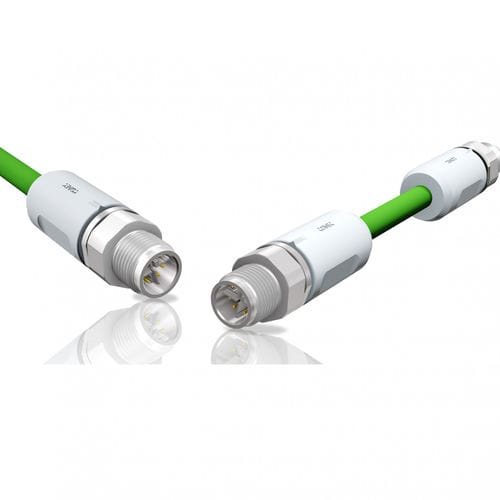Conector de datos - CONEC Elektronische Bauelemente GmbH - Ethernet / moldeado sobre pieza modelo / M12