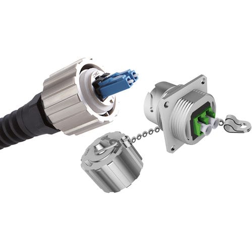 Conector óptico - CONEC Elektronische Bauelemente GmbH - de datos / de fibras ópticas dúplex / de fibras ópticas