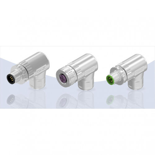 Conector de datos - CONEC Elektronische Bauelemente GmbH - acodado / circular / de tornillo