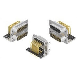 Conector de doble cabezal - CONEC Elektronische Bauelemente GmbH - de datos / D-sub / rectangular