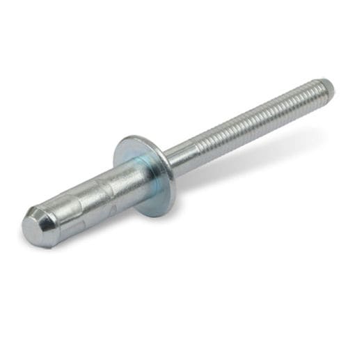 Remache remachable - 58764 series - FAR - de cabeza abombada / de acero / resistencia a la cizalladura