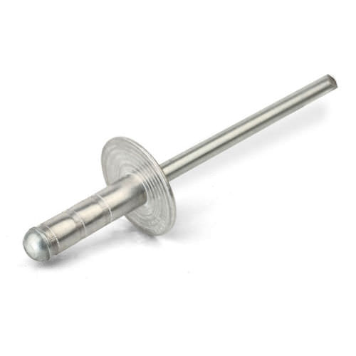 Remache remachable - 55548 series - FAR - de cabeza plana / con cabeza ancha / de acero