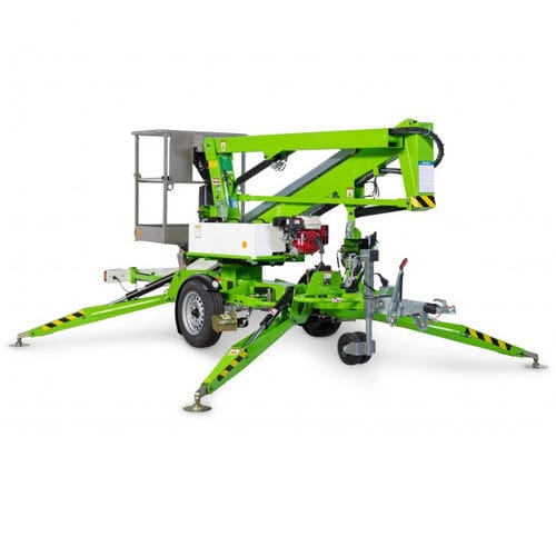 Cesta telescópica de tracción - Nifty 120T - Niftylift - hidráulica / diésel / alimentada por batería