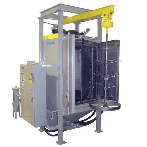 Granalladora con gancho - PROCECO - de turbina / para metal / automática