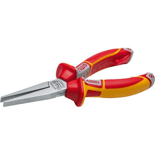 Alicate de punta plana - 124-49-VDE-160 - NWS Germany Produktion W. Nöthen e.K. - para la electrónica