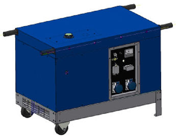 Grupo electrógeno diésel - MG 8000 BS/H - Genset - monofásico / portátil / inyección indirecta