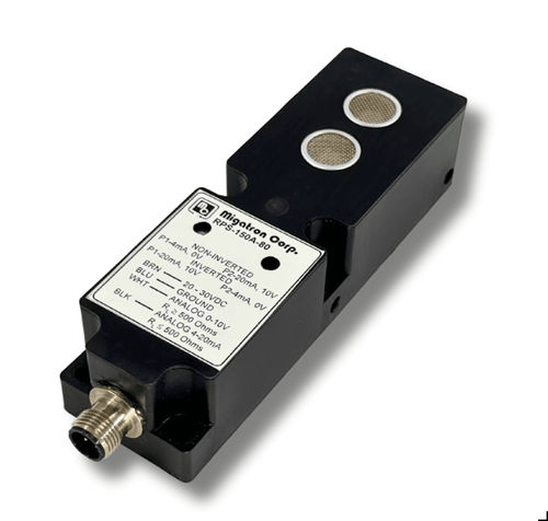 Sensor de proximidad por ultrasonidos - RPS-150A series - Migatron - rectangular / M30 / analógico