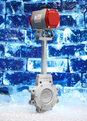 Válvula de mariposa - 40 series - Bray International - con actuador eléctrico / criogénica