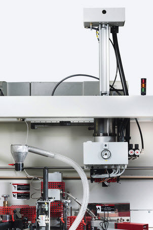 Máquina de colocación de tapacantos automática - Novimat Contour R3  - IMA Klessmann - para paneles