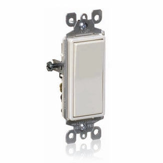 Interruptor basculante - 5601-2 - Leviton - unipolar / antipropagación de llamas / electromecánico