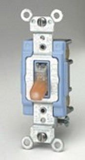 Interruptor de palanca - 1203-LHC - Leviton - unipolar / para uso intensivo / con luz