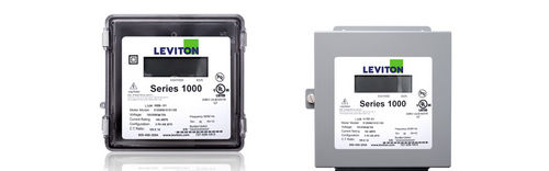Contador de energía eléctrica monofásico - 1000 series - Leviton - de pared / digital