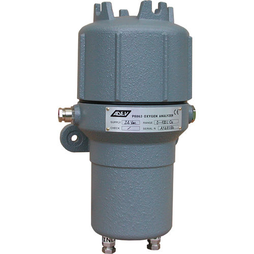 Analizador de gas - P8863  - Adev - de oxígeno / de proceso / de concentración