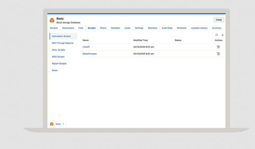 Software de análisis - Essbase - Oracle - de interfaz / de visualización / para prueba